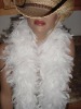 Wholesale Decorative dyed feather boa, turkey feather boa