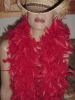 Wholesale Decorative dyed feather boa, turkey feather boa