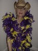 Wholesale Chandelle boa with lurex, party supplies feather boa