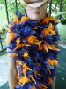 Wholesale Mixed colors Turkey Chandelle Marabou feather boa, Decorative dyed Chandelle boa