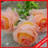 Wholesale long stem artificial rose yarn flower