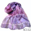 Wholesale big polyester silk scarf