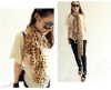 Wholesale 2color Fashion Leopard Soft Shawl Scarf Wrap Long Stolethe female money silk scarves scarf SC42