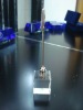 Wholesale Crystal Cube Memo clip holder MH-B0148