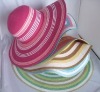 Wholesale Wide brim paper straw hat, Ladies fashion summer large brim straw hat