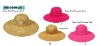 Wholesale girl's straw floppy hat