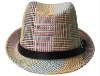 Wholesale fashion design men's plain straw hat