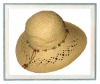 Wholesale Yellow ladies floppy straw hat
