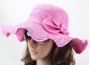 Wholesale fashionable large brim beach hats for women