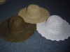 Wholesale floppy hat ribbon hat cloth hat straw hat paper hat