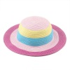 Wholesale floppy straw hat cheap straw hats sombrero straw hat mini straw hat kids hat , baby straw hats