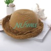 Wholesale 2012Fashion flower decorated witches beach hatNUS02HN38
