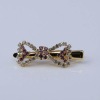Wholesale Wholesale Mini Metal Hair Bow Clips,Metal Rhinestone Hair Clip Mix With 6 Colors