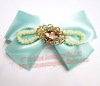 Wholesale fashion grosgrain ribbon hair accessories clips bows