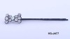 Wholesale 2012 new bow shape Crystal Rhinestone Hair Pin