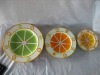 Wholesale Round Dolomite Orange Plate&Dishes