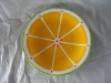 Wholesale Round Dolomite Orange Plate&Dishes