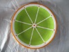 Wholesale Round Dolomite Orange Plate&Dishes