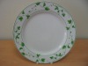Wholesale good quality round shape ceramic/porcelain dinner plate