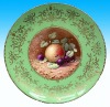 Wholesale Round porcelain fruit platter , ceramic fruit dish