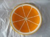 Wholesale Round Dolomite Orange Plate&Dishes