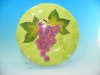 Wholesale green ceramic round plate