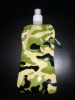 Wholesale plastic drinking foldable water bottle 480ml(16 oz)