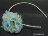 Wholesale HOT SELLING GIRLS' BEADED HAIR BAND W/ CHIFFON FLOWER