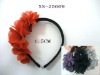 Wholesale 2012 fashion dreamful red flowers headbands for party