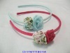 Wholesale Fashion flower hair band wrap in chiffon for kids