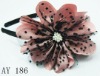 Wholesale headband with chiffon flower and lace for children