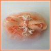 Wholesale Fashion oval shape hair pin clip with chiffon and gauze newest accessoires
