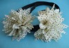 Wholesale HOT! Fashion knit headbands flower stretch fabric band