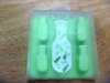 Wholesale 2012 bottle shape silicone ice tray