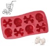 Wholesale hot sell bone shape silicone ice cube tray