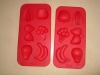 Wholesale 2012 beautiful and fashion silicone ice cube tray