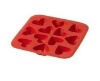 Wholesale silicone Heart Shapes Ice Cube Tray