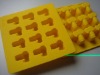 Wholesale 2012 beautiful and fashion silicone ice cube tray