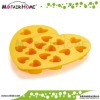 Wholesale 2012 hot selling cute heart shape silicone food freezer tray