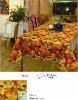 Wholesale beauty non-woven fabric backing PVC table cloth