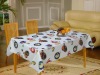 Wholesale newest printed pvc table cloth with wave border