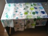 Wholesale factory supply 2012 new design printed PE / PEVA table cloth