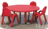 Wholesale kids plastic table and chair set