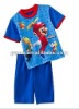 2012 cute baby boys blue color cartoon design kids children pajamas