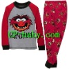 Wholesale 2012 new design 100% cotton soft long sleeve children/baby/kid breathed pajamas/sleepwear/apparel suit/set