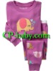 Wholesale CP baby purple pajamas/child garments/kids long sleeve pyjamas